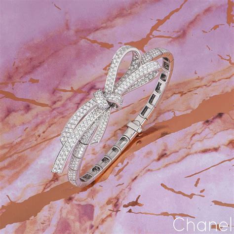 chanel white gold|Chanel gold bracelet with diamonds.